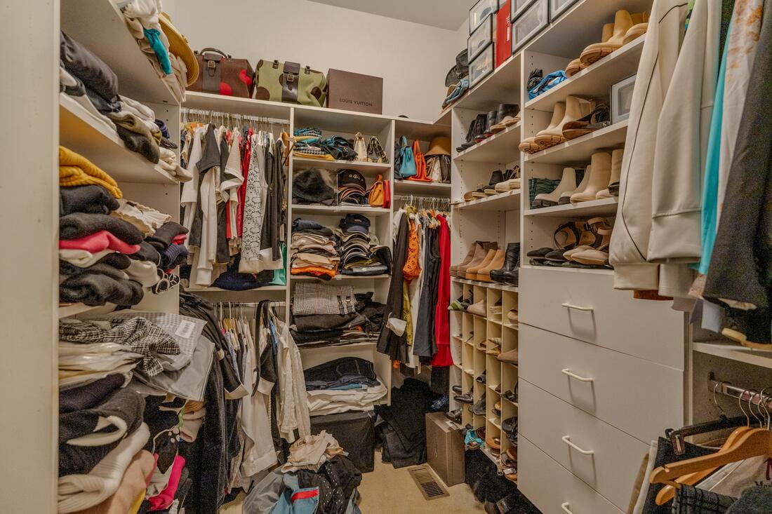 Primary walk-in closet